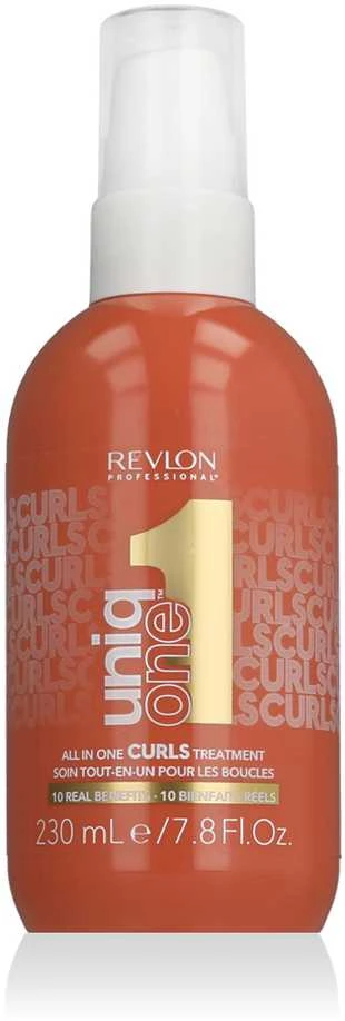 Revlon Professional Uniq One All in One Curls Treatment nenuplaunama priemonė garbanotiems plaukams, 230 ml