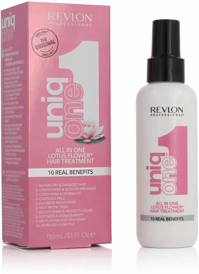 Purškiama plaukų kaukė Revlon Uniq One All In One Lotus Flower Hair Treatment 150ml