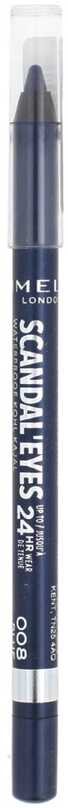 Rimmel London Scandal'eyes 24H vandeniui atsparus Khol Kajal 008