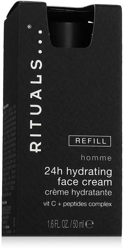 Rituals Homme 24h Hydrating Face Kreminis Refill drėkinamojo gelio-kremo vyrams papildymas, 50 ml