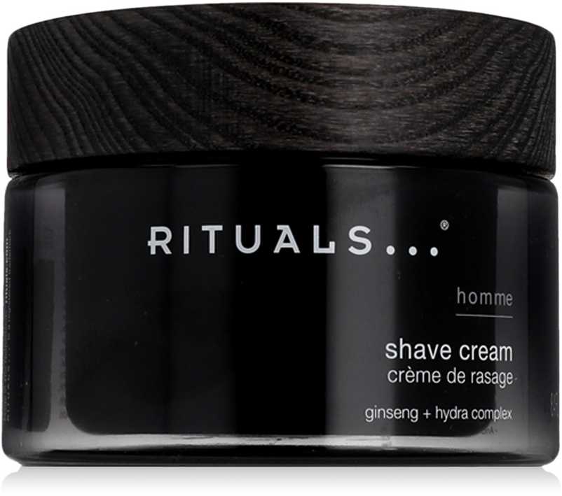 Rituals Homme Shave Cream Ginseng + Hydra Complex drėkinamasis skutimosi kremas vyrams, 250 ml