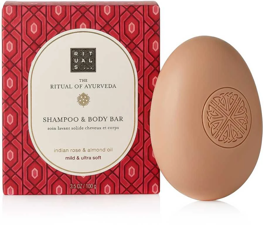 Rituals The Ritual of Ayurveda Šampūnas And Body Bar kietasis šampūnas ir kūno prausiklis, 100 g