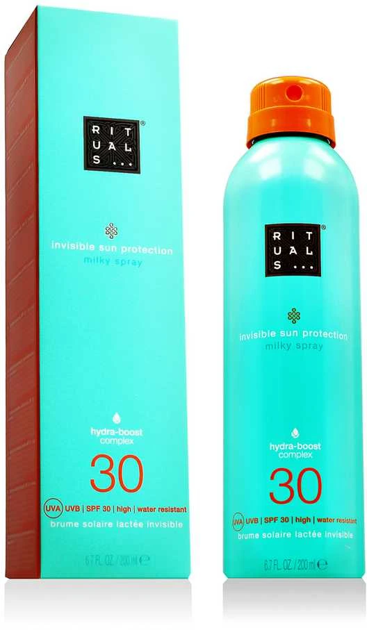 Rituals The Ritual Of Karma Apsauga nuo saulės Milky Purškiklis SPF 30 purškiamas apsauginis pienelis nuo saulės, 200 ml