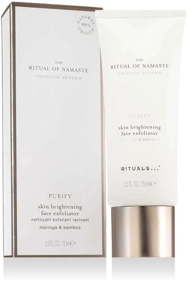 Rituals The Ritual Namaste Skin Brightening Face Exfoliator veido šveitiklis, 75 ml