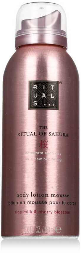 Rituals The Ritual Of Sakura Losjonas kūnui Mousse kūno losjono putos, 150 ml
