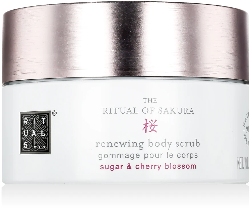 Rituals - he Ritual of Sakura Sugar Body Scrub cukraus kūno šveitiklis, 250 g