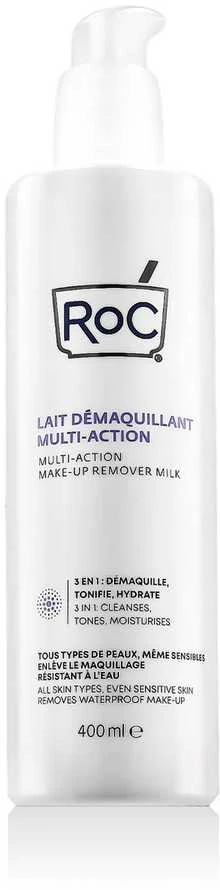 Roc Multi Action Milk Make-Up Remover 3in1 daugiafunkcis makiažo valymo pienelis, 400 ml