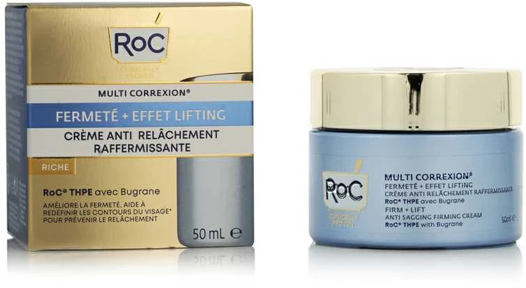 ROC Multi Correxion Anti-Sagging Firming Kreminis - Rich stangrinantis veido kremas, 50 ml