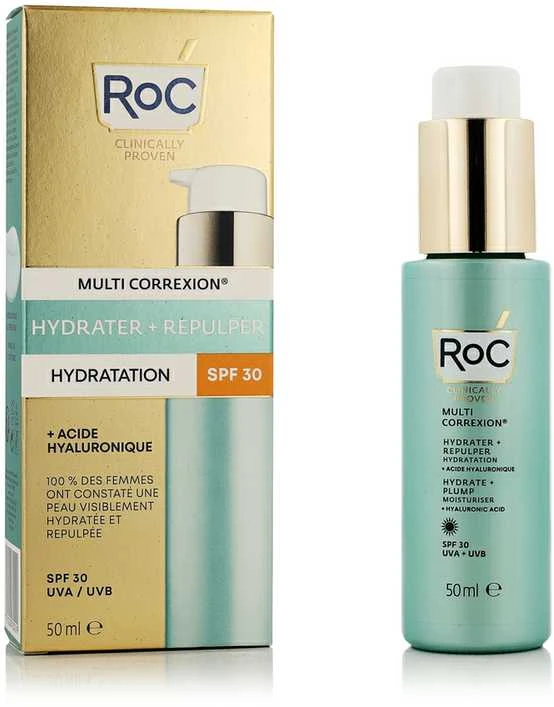 ROC Multi Correxion Hydrate & Plump Daily Moisturiser SPF 30 drėkinantis ir putlinantis veido kremas, 50 ml