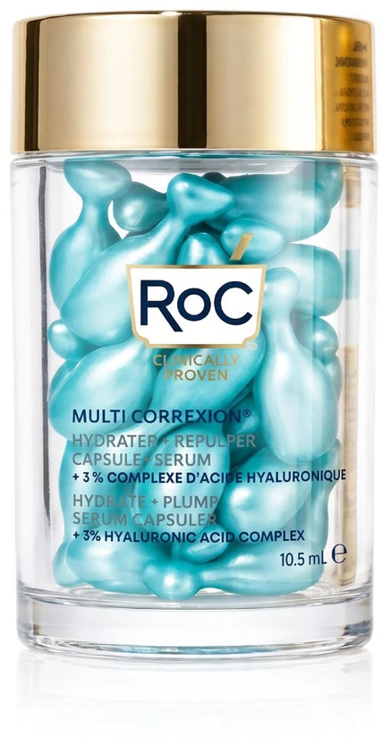 RoC Multi Correxion Hydrate – sodrios serumo kapsulės, 10,5 ml