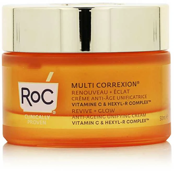 ROC Multi Correxion Anti-Ageing Unifying Cream Rich kremas nuo senėjimo sausai ir dehidratuotai odai, 50 ml