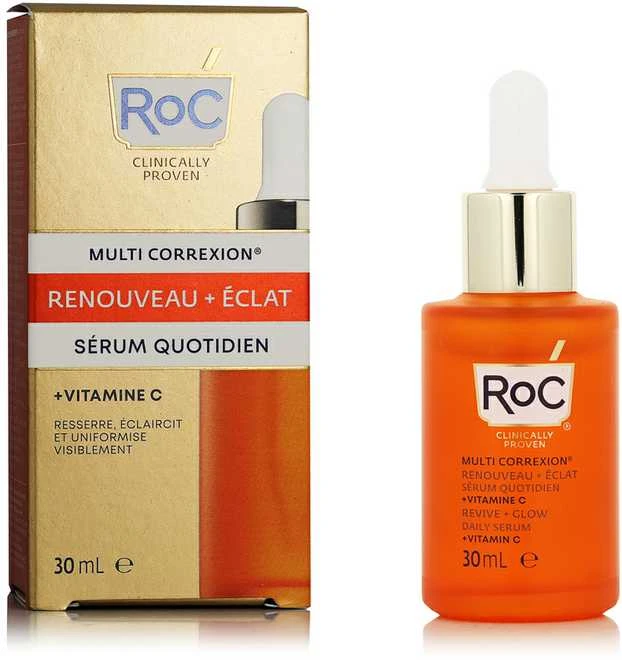 ROC Multi Correxion Revive & Glow Daily Serum spindesio suteikiantis serumas veidui, 30 ml