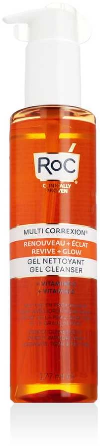 ROC Multi Correxion Revive & Glow Vitamin C spindesio suteikiantis gelinis veido prausiklis, 177 ml