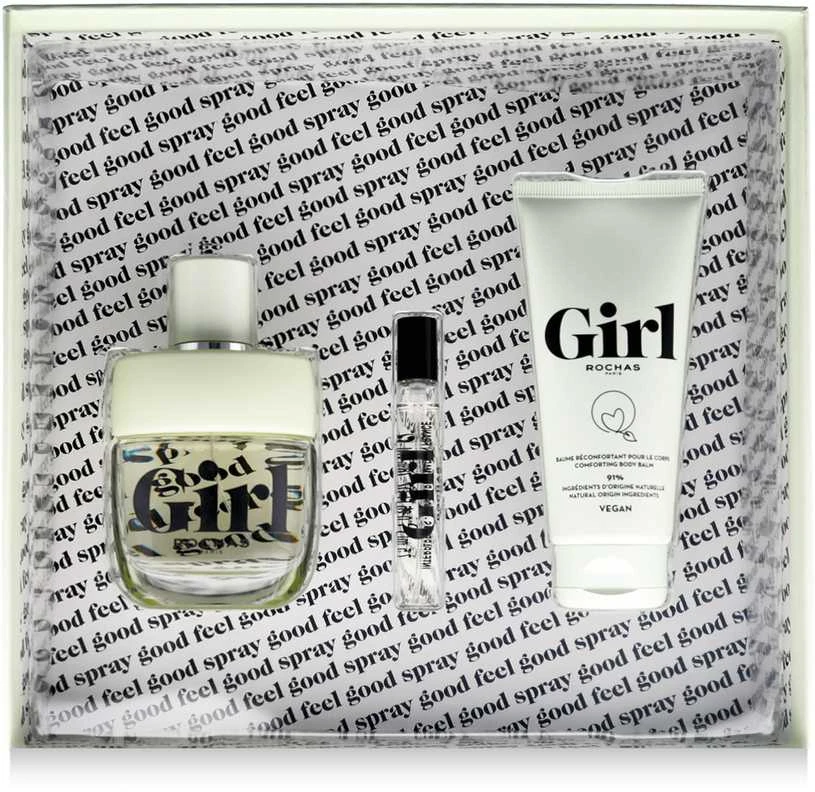 "Rochas Girl" tualetinio vandens purškiklis 100 ml, 3 dalių rinkinys