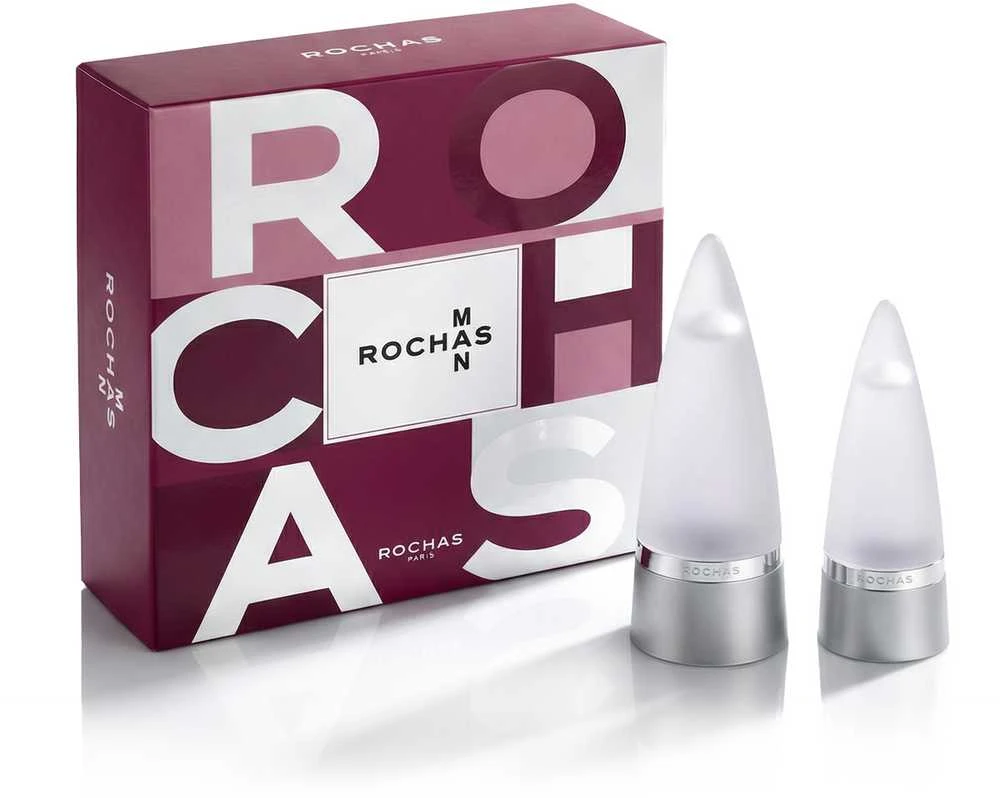 "Rochas Man" tualetinis vanduo su purškikliu 100 ml, 2 vnt