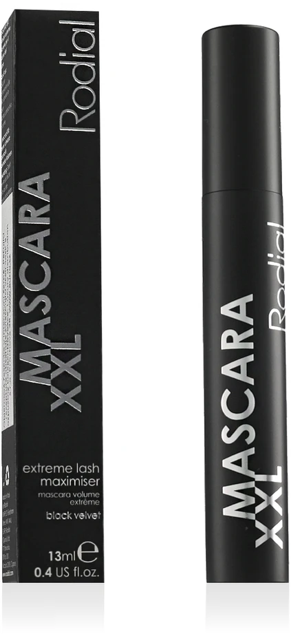 Rodial Glamolash Blakstienų tušas XXL Extreme Juodas Lash Maximiser apimties suteikiantis blakstienų tušas, atspalvis: Juodas, 13 ml