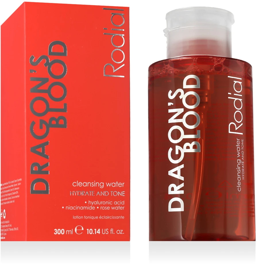 Rodial Drakono kraujo valomasis micelinis vandens valiklis visiems odos tipams, 300 ml