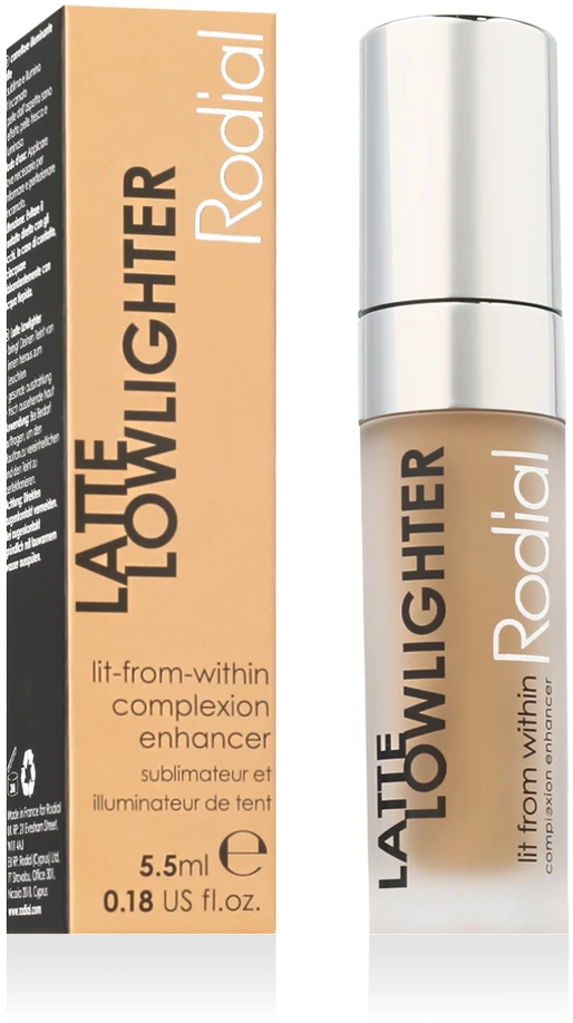 Rodial Lowlighter šviesinamasis skystas šviestuvas „Latte“ veidui, 5,5 ml