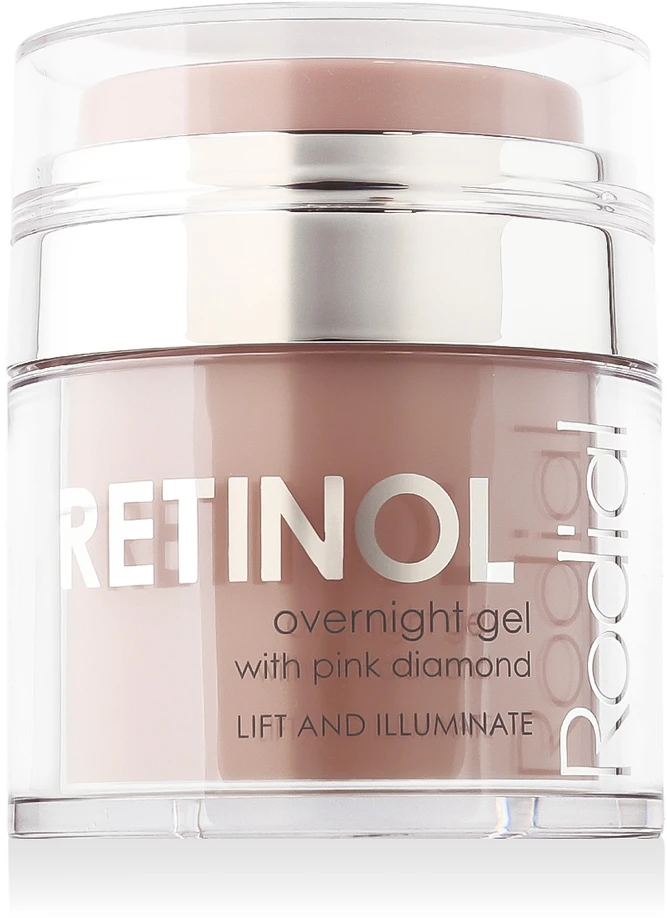 Rodial Rožinė Diamond Retinol Overnight Gel naktinis veido kremas–gelis, 50 ml
