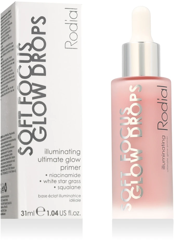 „Rodial Soft Focus Glow Drops“ švytėjimo suteikiantis veido serumas, 31 ml
