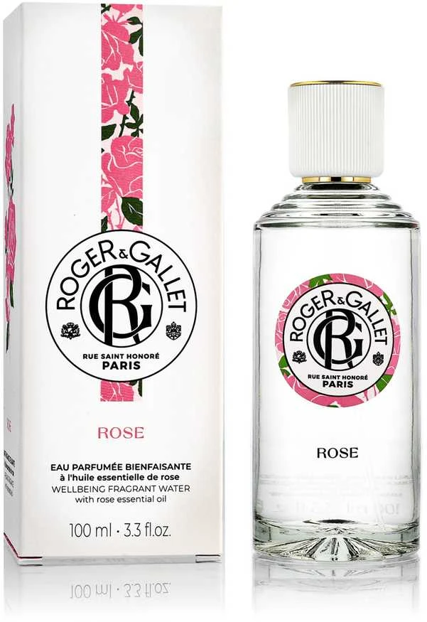 kvepalai Roger-Gallet Rose Rose Rose Eau Fraîche Parfumée Bienfaisante Vaporiser 100ml