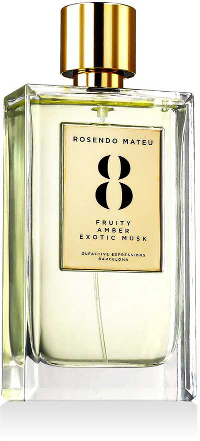 Rosendo Mateu 8 Fruity Amber Exotic Musk EDP parfumuotas vanduo unisex, 100 ml