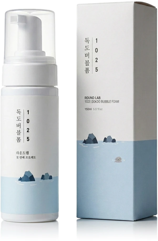 Round Lab 1025 Dokdo Bubble Foam valomosios veido putos, 150 ml