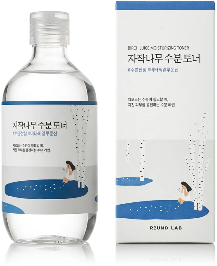 Round Lab Birch Juice Moisturizing Toneris drėkinamasis veido tonikas, 300 ml
