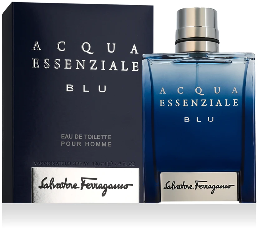 Salvatore Ferragamo Acqua Essenziale Blu EDT tualetinis vanduo vyrams, 100 ml
