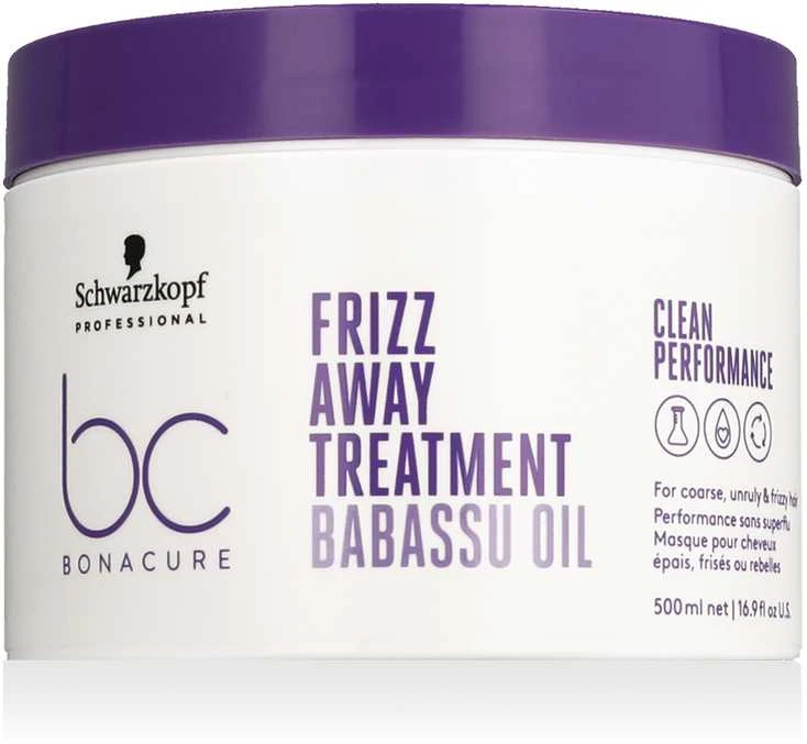 Plaukų kaukė Schwarzkopf Professional Bonacure Frizz Away Treatment with Babassu Oil 500ml
