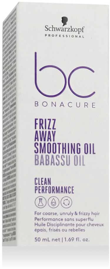 Glotninamasis plaukų aliejus Schwarzkopf Professional Bonacure Frizz Away Smoothing Oil with Babassu Oil 50ml