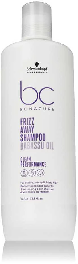 Plaukų šampūnas Schwarzkopf Professional Bonacure Frizz Away with Babassu Oil Šampūnas 1000ml