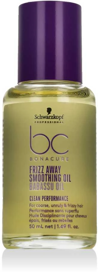 Glotninamasis plaukų aliejus Schwarzkopf Professional Bonacure Frizz Away Smoothing Oil with Babassu Oil 50ml