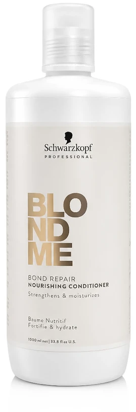 Schwarzkopf Professional BlondMe Bond Repair maitininantis Conditioner maitinantis kondicionierius šviesiems plaukams, 1000 ml