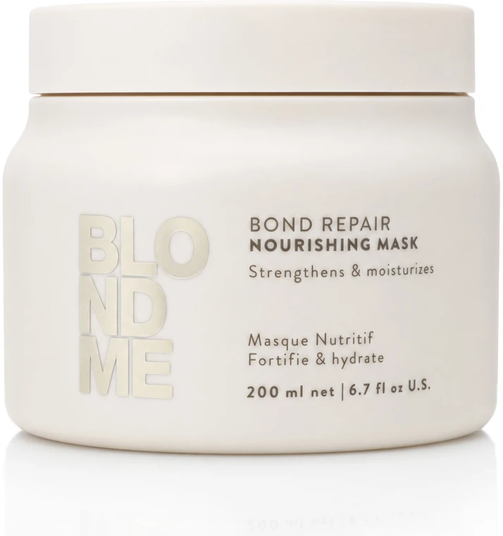 Schwarzkopf Professional BlondMe Bond Repair maitininantis Mask maitinanti kaukė šviesiems plaukams, 200 ml