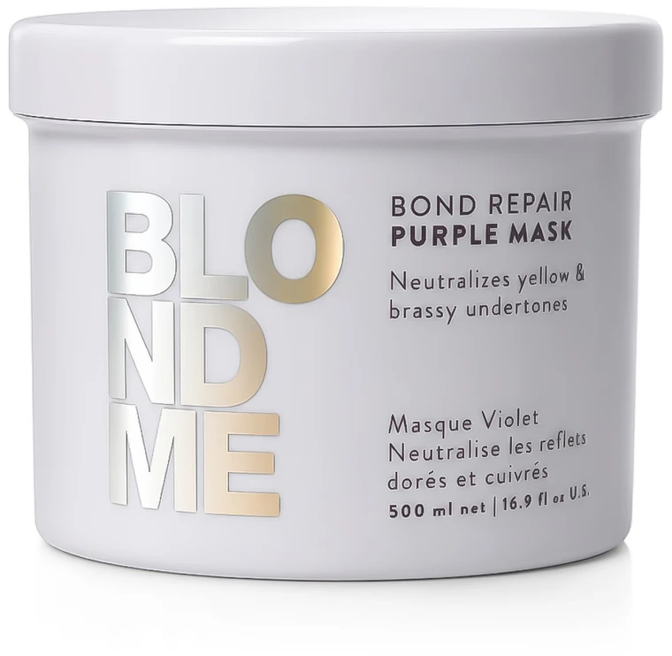 Schwarzkopf Blondme Bond Repair Violetinė procedūra, 500 ml