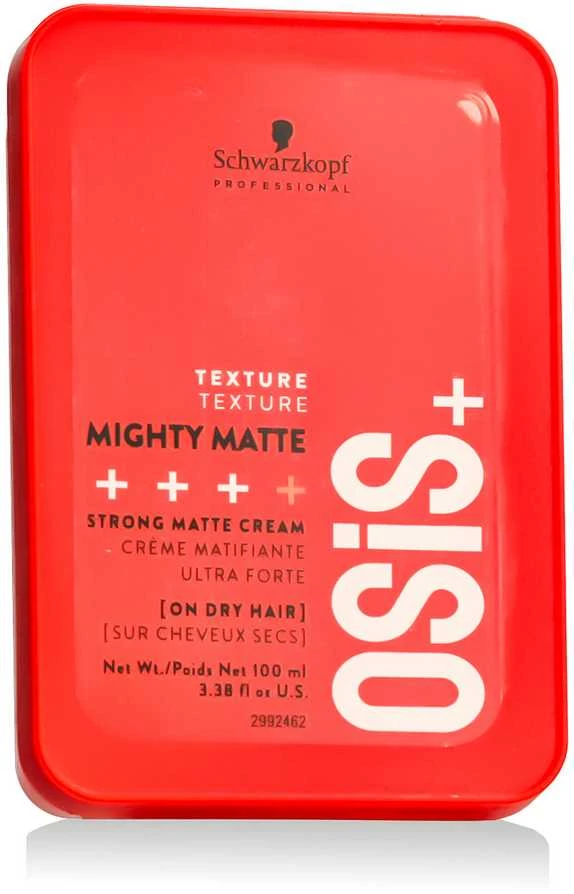 Stiprios fiksacijos plaukų kremas Schwarzkopf Professional OSIS + Mighty Matte 100 ml