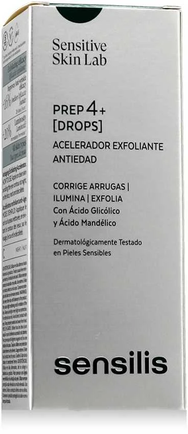 Sensilis PREP4+ lašai nuo senėjimo, šveičiamasis greitintuvas, 30 ml