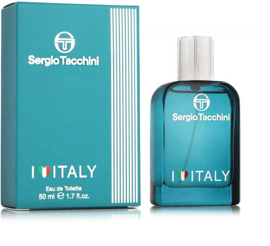 Sergio Tacchini I Love Italy EDT tualetinis vanduo vyrams, 50 ml