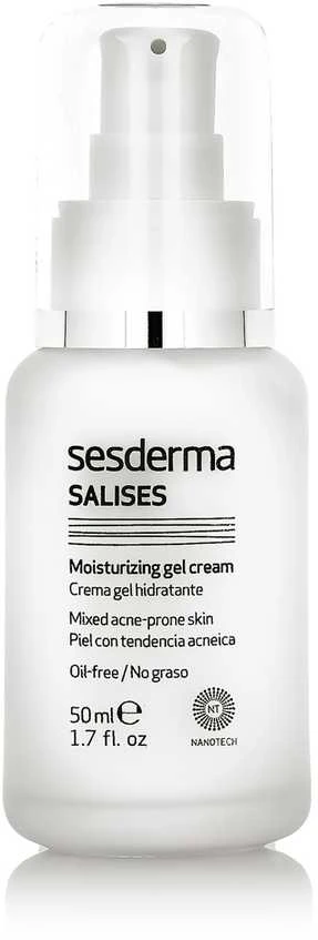 Sesderma Salises Moisturizing Gel Cream Drėkinantis gelinis kremas veidui, 50 ml