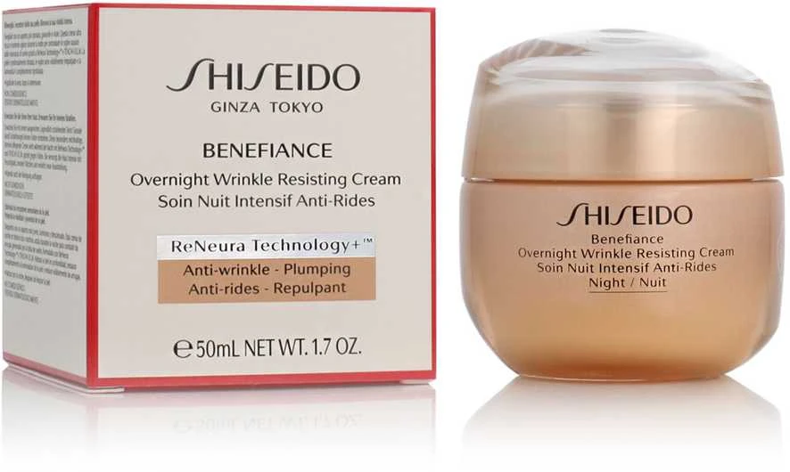 „Shiseido Benefiance“ naktinis veido kremas nuo raukšlių, 50 ml