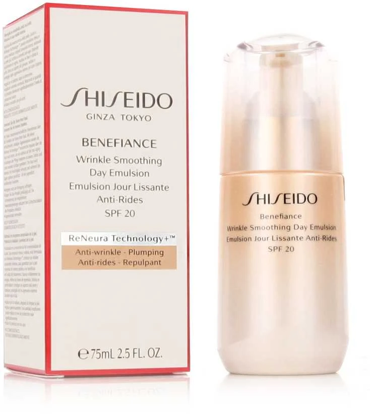 Shiseido Benefiance priešraukšlinė dieninė emulsija Spf20, 75 ml