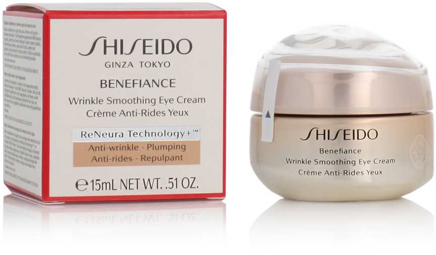 Paakių kremas Shiseido Benefiance Wrinkle Smoothing, 15ml
