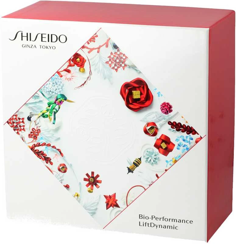 „Ginza Tokyo“ rinkinys „Shiseido“: „Bio-Performance“ – „Liftdynamic“, liftingo, kreminis, veidui, 50 ml + „Benefiance“, valomosios, valomosios putos