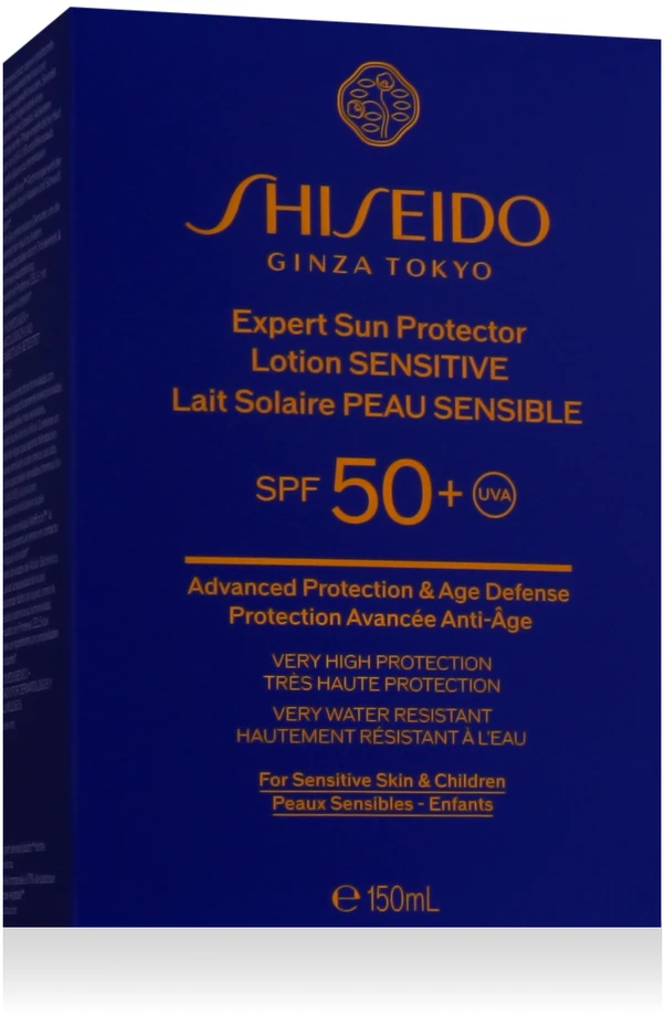 „Shiseido Expert“ apsauginis losjonas nuo saulės jautriai odai SPF 50, 150 ml