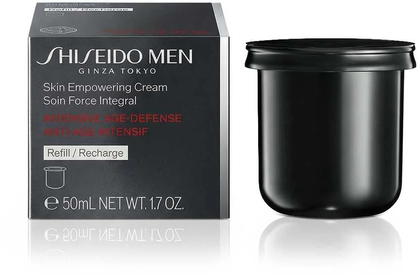 Shiseido MEN Skin Empowering Kreminis Refill veido kremo vyrams papildymas, 50 ml
