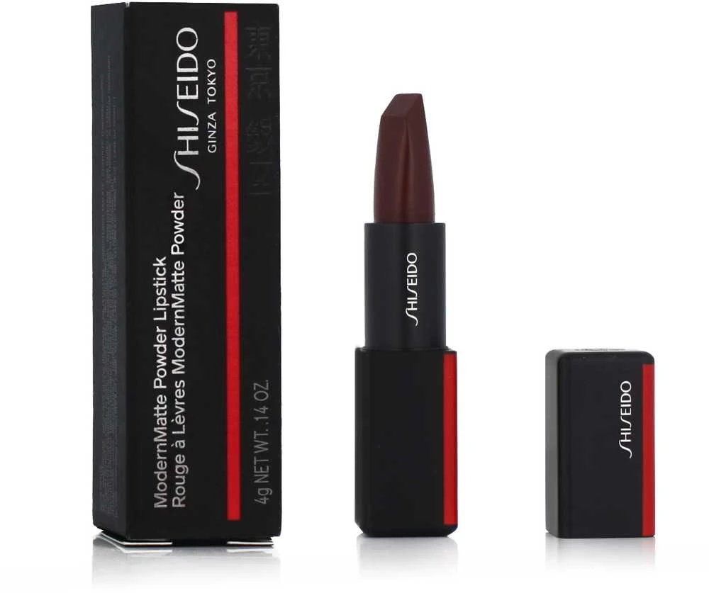 Shiseido ModernMatte Powder matiniai lūpų dažai, 4g, Spalva: 524 Dark Fantasy