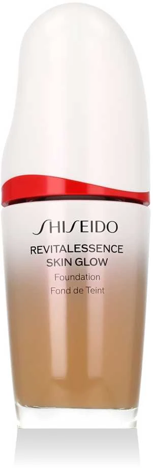„Shiseido Revitalessence Skin Glow“ skystas makiažo pagrindas, 410 Sunstone SPF 30, 30 ml