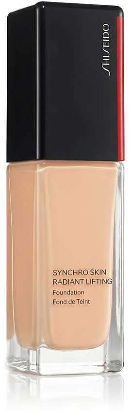 „Shiseido Synchro Skin Radiant Lifting“ skystas makiažo pagrindas, 160 Shell SPF 30, 30 ml