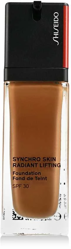 „Shiseido Synchro Skin Radiant Lifting“ skystas makiažo pagrindas, 510 Suede SPF 30, 30 ml